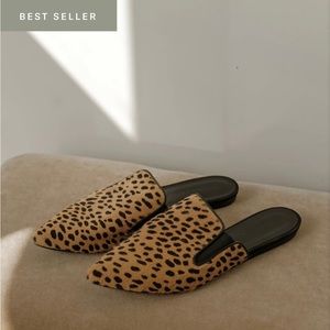 Jenni Kayne Pony Hair Mule in Cheetah size 38